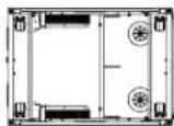 Middle Atlantic LACE-WB6-24 - with rear active ventilation basic dimensions - 9