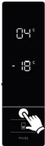 04°C -18°C Mode
