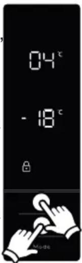 04°C - 18°C Mode
