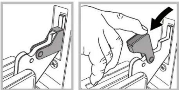 WHIRLPOOL ACMK 5131 - Removing and fitting the oven door: - 1