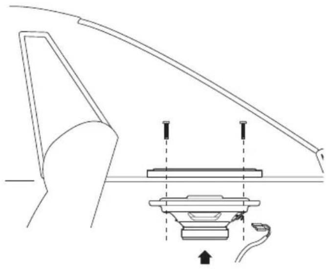 Technical line drawing of a mechanical assembly with no visible text or symbols