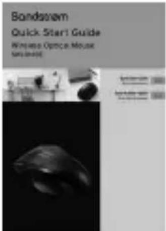 Bandstrom Quick Start Guide Wireless Optica Mouse Mini-Blot
