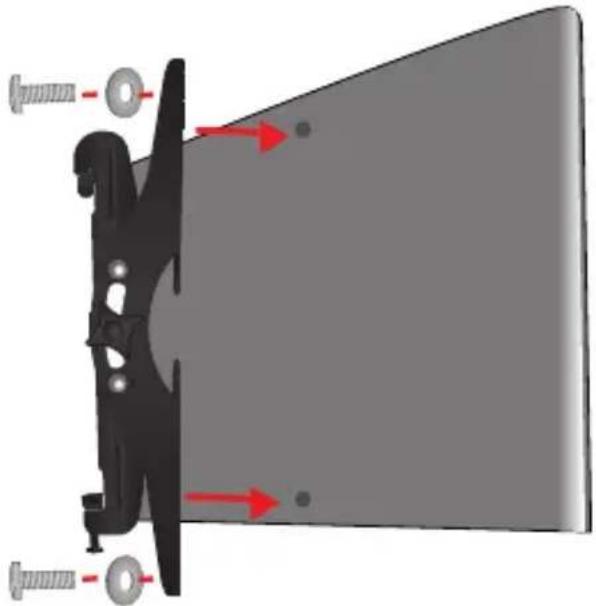 Mechanical component diagram showing a blade with red arrows indicating force or direction (no text or symbols)