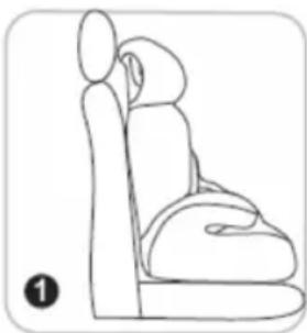 Joycare Vivace JC-1212 - INSTALLAZIONE SEGGIOLINO Gruppo I (per bambini di peso da 9 a 18 kg) - 1