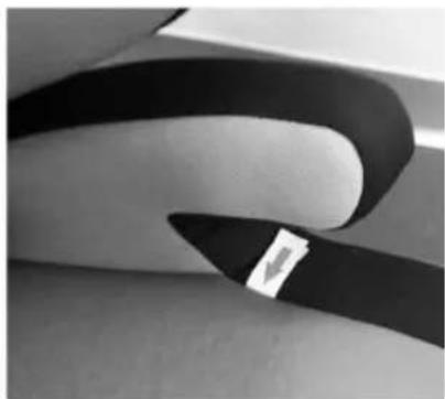 Joycare Vivace JC-1212 - ASSICURARSI Che SIA LA CINTURA ADDOMINALE Che QUELLA DIAGONALE, PASSINO NELLE APPOSITE SEDI INDICATE DALLA fRECCIA - 1