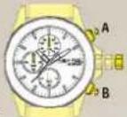 INVICTA Pro Diver 19244 - Adjusting the Stopwatch Hand Position - 2