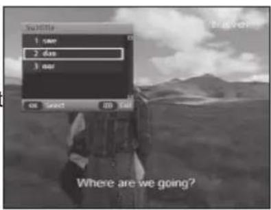 Subtile 1 save 2 data 3 return OK Select Edit Add Where are we going?