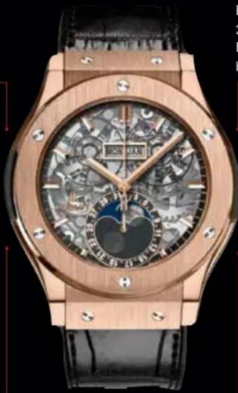 HUBLOT Classic Fusion Aerofusion Moonphase King Gold Diamonds 517.OX.018 - DATE SETTING - 1