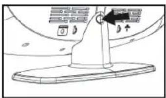 Diagram showing a mechanical component with directional arrows and control panel labels in Chinese