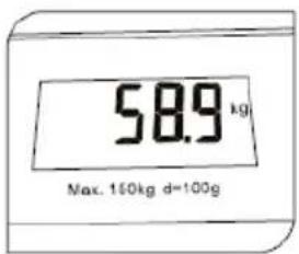 58.9 kg Max. 160kg d=100g