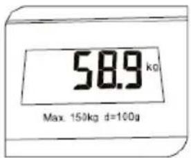 58.9 kg Max. 150kg d=100g