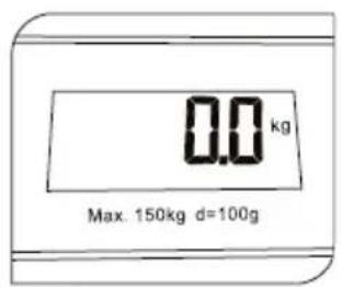 0.0 kg Max. 150kg d=100g