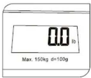 0.0 lb Max. 150kg d=100g