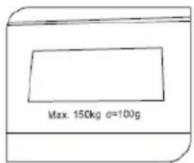 Max. 150kg d=100g