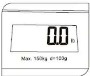 0.0 lb Max. 150kg d=100g