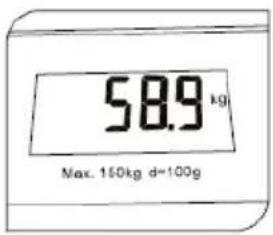 58.9 kg Max. 150kg d=100g
