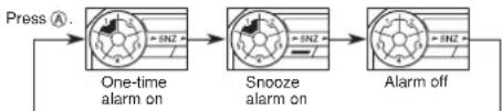 CASIO Collection W-213-2AVES - To turn Alarms 2 through 5 and the Hourly Time Signal on and off - 2