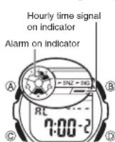 CASIO Collection W-213-2AVES - To turn Alarms 2 through 5 and the Hourly Time Signal on and off - 1