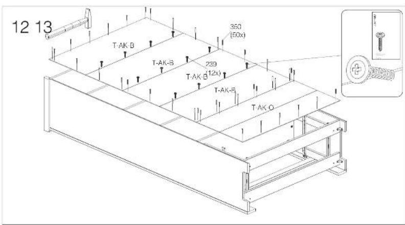 12 13 T-AK-B 350 (50x) T-AK-B 239 T-AK-B (12x) T-AK-B T-AK-O