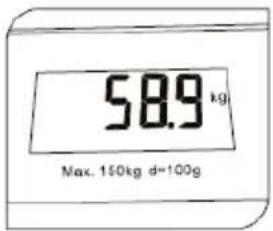 58.9 kg Max. 160kg d=100g