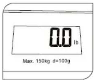 0.0 lb Max. 150kg d=100g