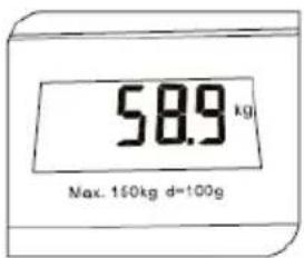 58.9 kg Max. 160kg d=100g