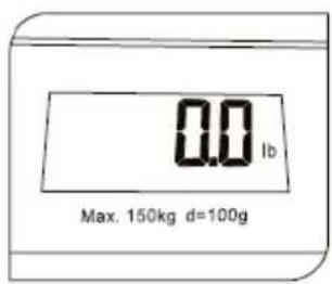 0.0 lb Max. 150kg d=100g
