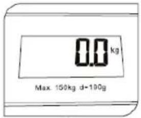 0.0 kg Max: 150kg d-100g