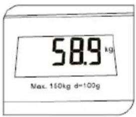 58.9 kg Max. 160kg d=100g