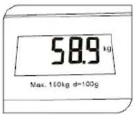 58.9 kg Max. 160kg d=100g