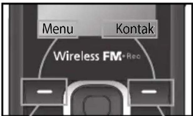 Menu Kontak Wireless FM•Rec