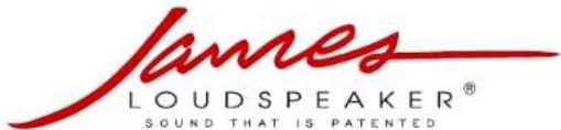 James LOUDSPEAKER® SOUND THAT IS PATENTED