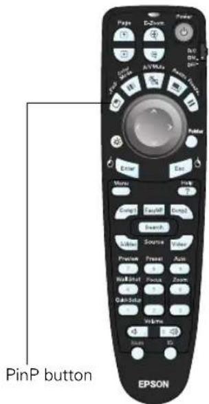 PinP button EPSON