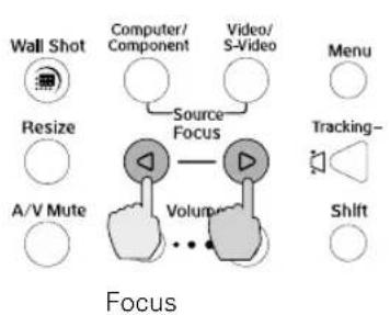 EPSON PowerLite 835p - Focusing and Zooming Your Image - 1