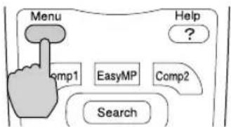 EPSON PowerLite 835p - Using the Menu System - 1