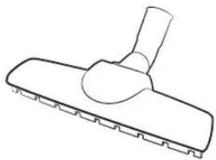 Line drawing of a mechanical component with a handle and textured base (no text or symbols)