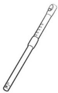 Line drawing of a cylindrical mechanical component with a flanged end (no text or symbols)