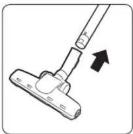 Diagram of a mechanical clamp or bracket with an arrow indicating direction (no text or symbols present)