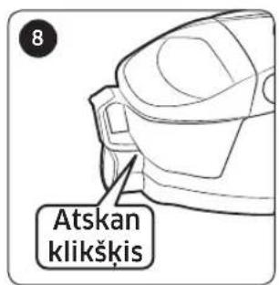 8 Atskan klikškis