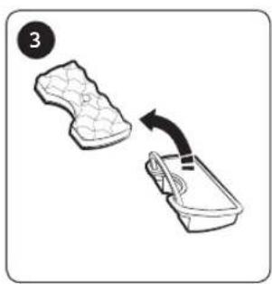 Illustration of a hand holding a small object with a curved arrow indicating rotation (no text or symbols)
