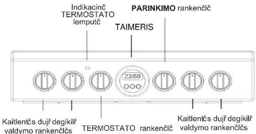Indikacinč TERMOSTATO lemutč PARINKIMO rankenčič TAIMERIS 23:58 OOO Kaitlentčs dujř degikilř valdymo rankenčičs TERMOSTATO rankenčič Kaitlentčs dujř degikilř valdymo rankenčičs