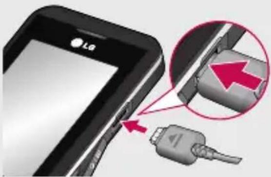 LG KF690 - Uždėkite akumuliatoriaus dangtelį - 1