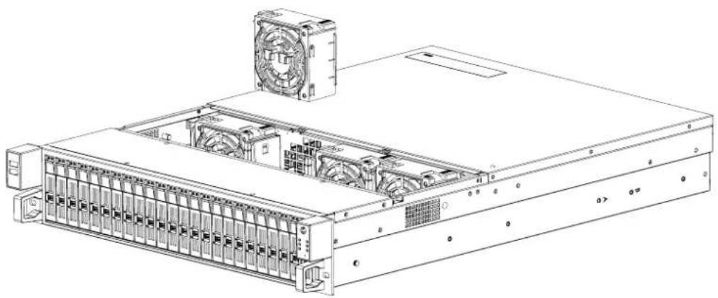 Advantech HPC-8224 - LED Indicators for SAS/SATA HDD Power and Status/ - 2