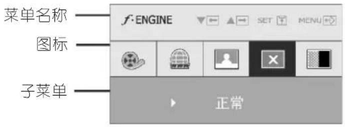 Menüü nimi Ikoon Alammenüü f·ENGINE SET MENU Tavaline