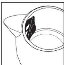 Aroma Gourmet AWK-290SBD - To insert the filter: - 2