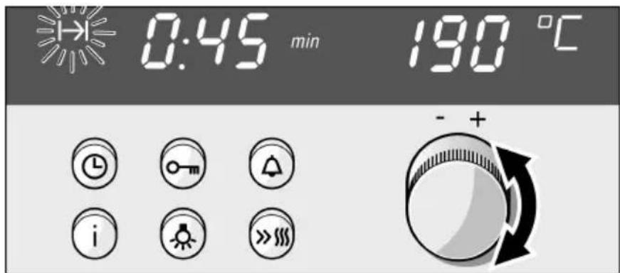 0:45 min 190 °C i