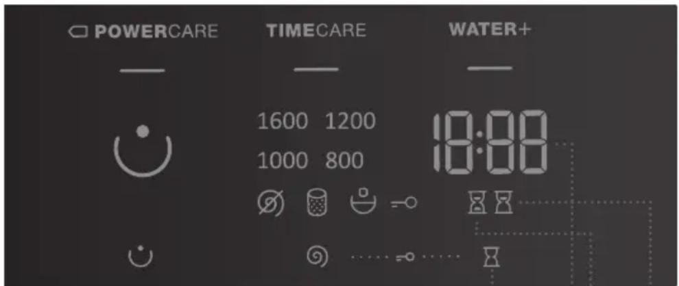 POWERCARE TIMECARE WATER+ 1600 1200 1000 800 18:00