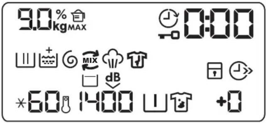 9.0% kg MAX 0:00 *60 1400 +0