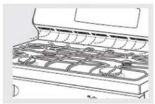 GE JGBS14PCDWW - Superficie de la Parte Superior de la Cocina - 1