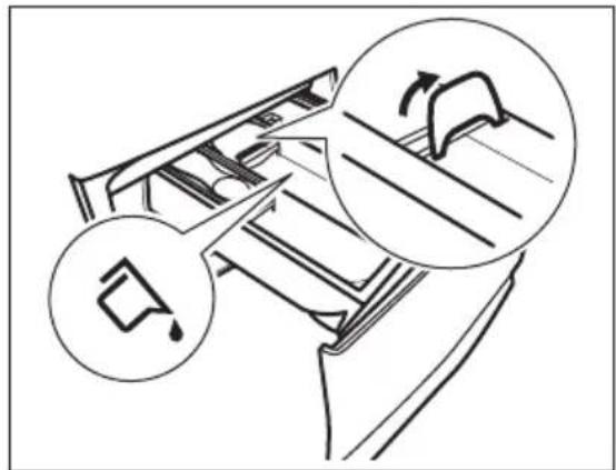 ELECTROLUX EW7W4862HB - Check the position of the detergent flap - 2